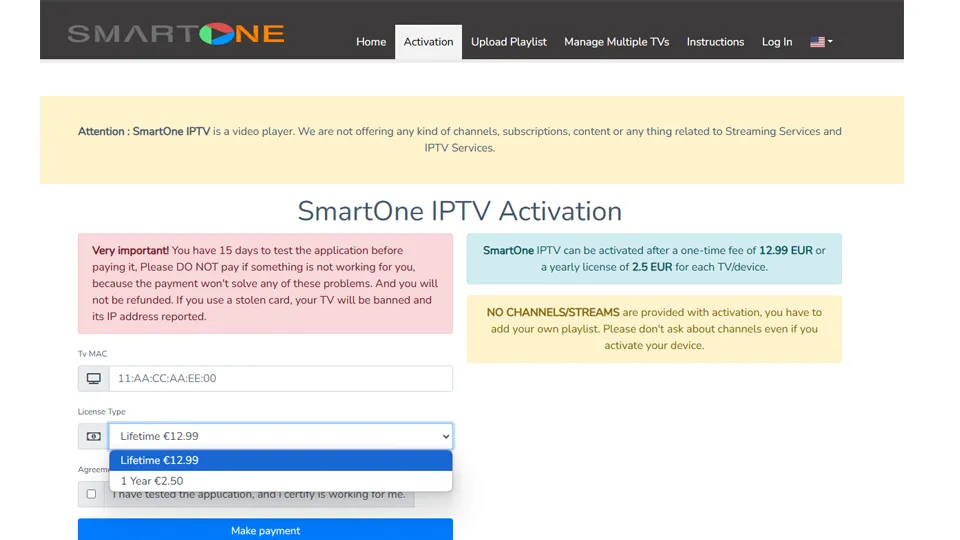 SmartOne IPTV et OTT Premium : Transformez Votre Smart TV en Un Centre de Divertissement Exceptionnel activation smartone iptv